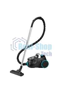 Пылесос DELTA LUX DL-0836 черный с бирюзовым