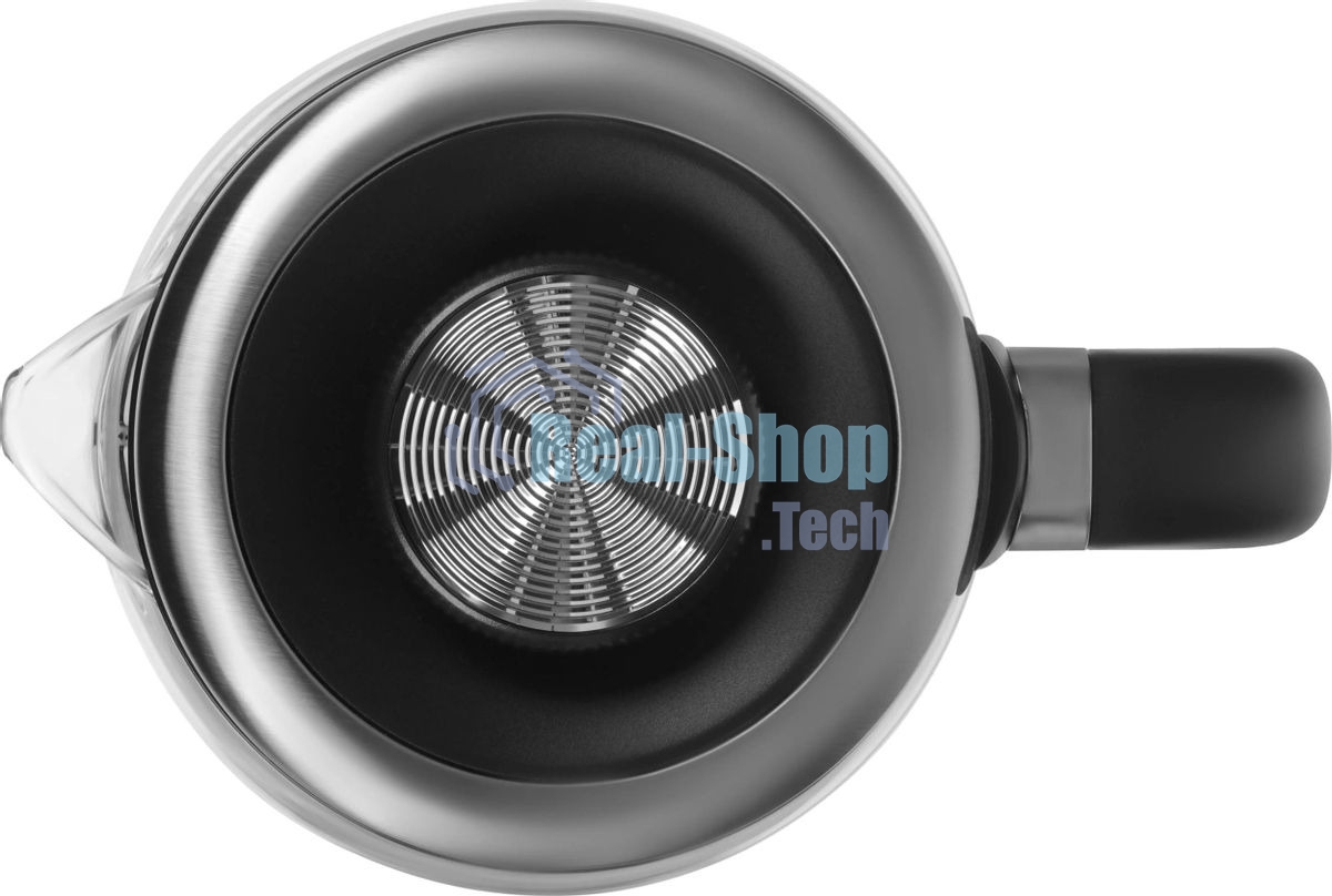 Чайник электрический Hyundai HYK-G5501 1.7 л, 2200 Вт, серебристый/черный