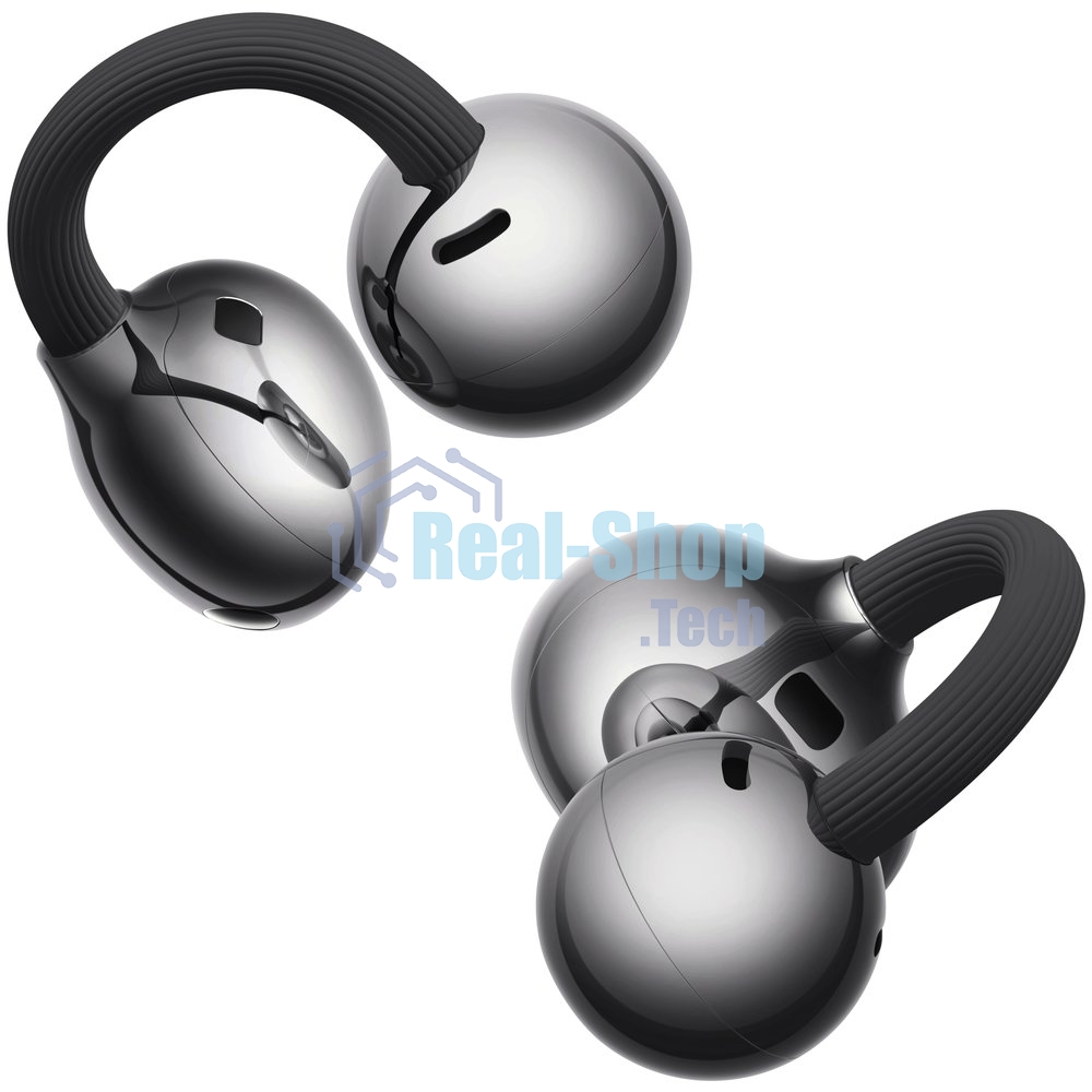 Наушники TWS Huawei FreeClip 2 черный, открытые (клипсы), Bluetooth, быстрая зарядка, до 8 ч