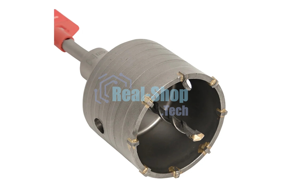 Коронка буровая по бетону с оснасткой TCT-72 М22 SDS-plus Master EKF tct-72-m22