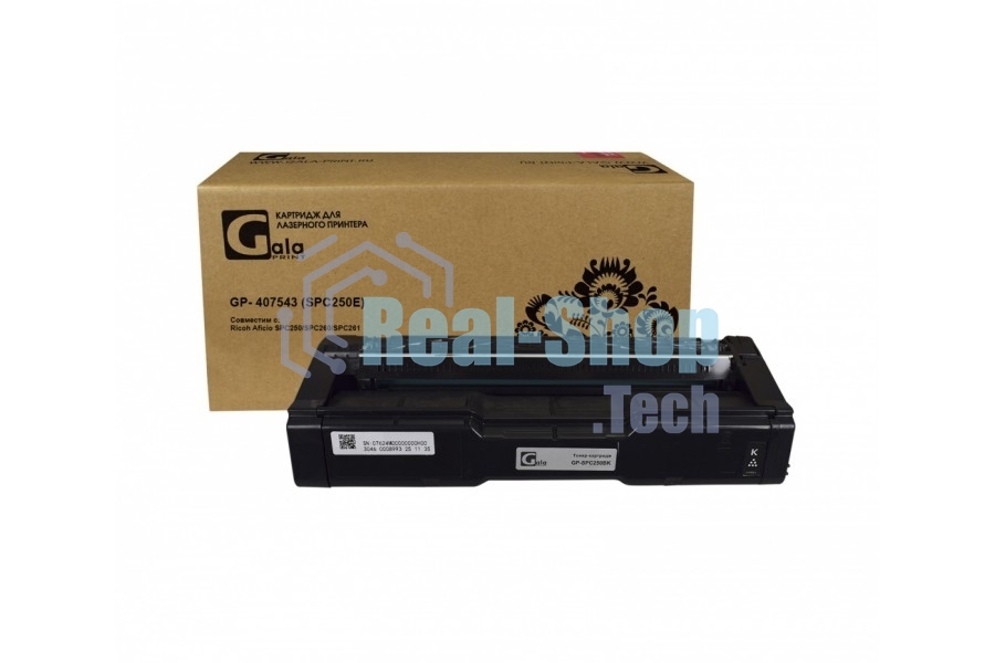 Картридж GalaPrint GP-407543 (SPC250E) черный (2000 стр) для Ricoh Aficio SPC250/SPC260/SPC261