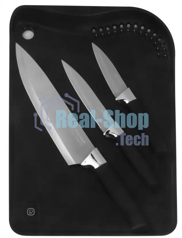 Набор ножей кухонных Rondell RD-1772 компл.: 4 предм. разд.дос. черный блистер