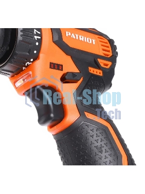 Дрель-шуруповерт Patriot BR 369Li, 12 В, 2 Ач, 35 Нм, бесщеточный