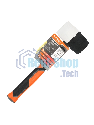Киянка Patriot RMF-680BW черно-белая, с фиберглассовой рукояткой, 680г