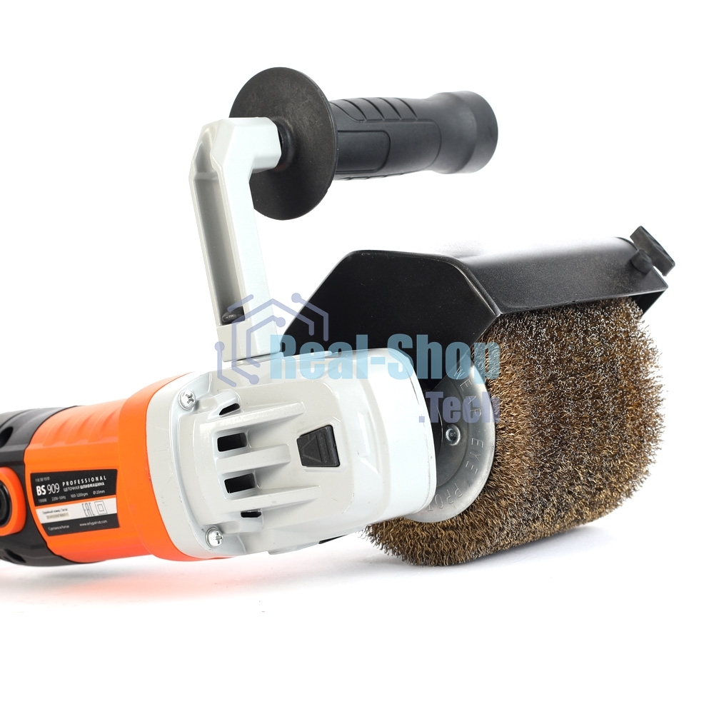 Машина брашировальная PATRIOT BS 909. Вт: 1300. об/мин: 900-3200. Диаметр щетки, мм: 120