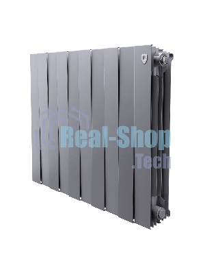 Радиатор биметаллический Royal Thermo PianoForte 500 серебристый - 10 секц.