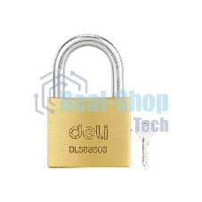 Замок навесной Deli DL508905 латунный, 40мм