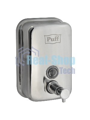 Дозатор для жидкого мыла из нерж. стали Puff-8605, хром, 500 мл, глянцевый, 17х12х12 см