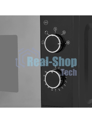Микроволновая печь Vitek VT-MW2020 черный/хром, 20 л, 700 Вт, переключатели — поворотный механизм