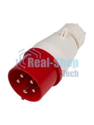 Вилка переносная PPC 025 3Р+РЕ+N 32А 380В IP44 Jazzway