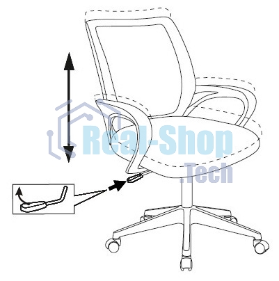 Кресло компьютерное Бюрократ CH-695NLT TW-03 TW-30 зеленый, сетка/ткань, крестовина пластик