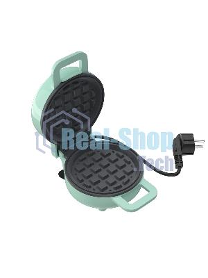 Вафельница для венских вафель MAXVI SM552P tiffany blue