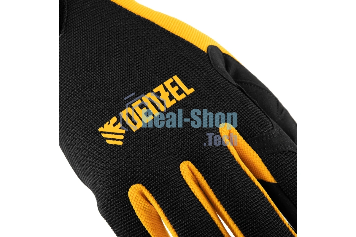 Перчатки универсальные Denzel 67994 на липучке, размер 10