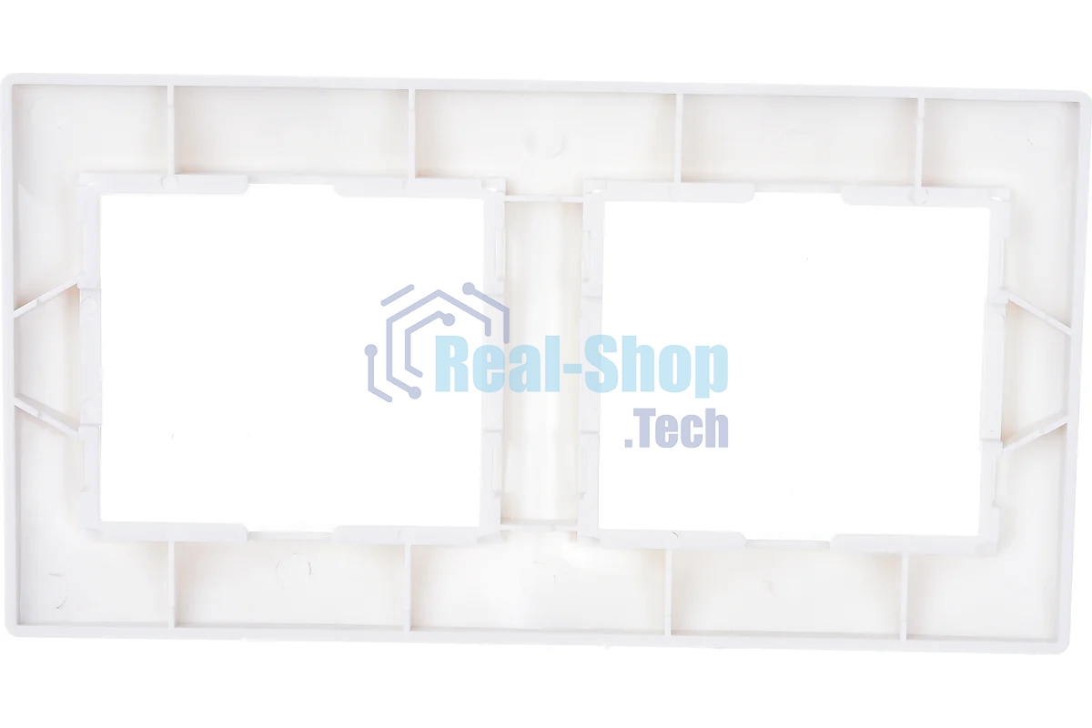 Рамка Iek EMK20-K01-DM РГ-2-КБ 2местн. горизонт. КВАРТА (белый)