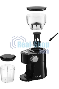 Кофемолка Kitfort КТ-741 Мощность 200 Вт.Емкость для молотого кофе 100 г.Емкость резервуара 230 г