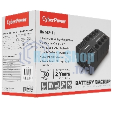 Источник бесперебойного питания CyberPower BS850E NEW/850 ВА/480 Вт/8 х CEE 7 (евророзетка)