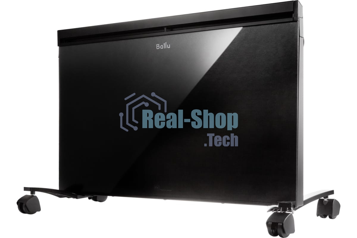 Конвективно-инфракрасный обогреватель Ballu Plaza Solar BIHP/S-1300 черный, 1300 Вт, 15 м2, термостат, дисплей