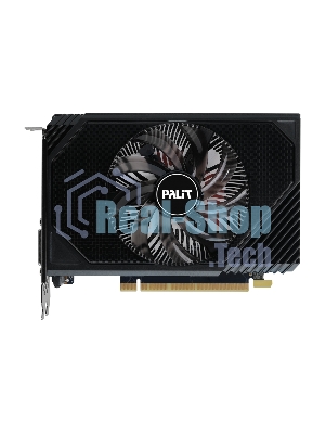 Видеокарта Palit RTX 3050 STORMX OC 6Gb NVIDIA GeForce RTX 3050 6Gb PCI-E 4.0 96bit GDDR6 1042/14000 DVIx1 HDMIx1 DPx1 HDCP Ret