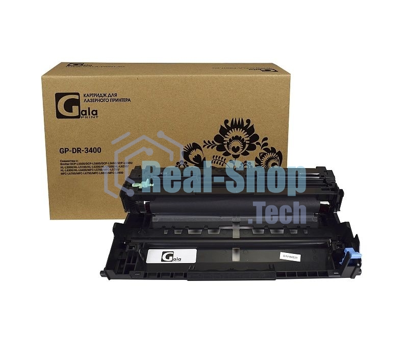 Драм-картридж GalaPrint GP-DR-3400 черный Drum (30000 стр) для Brother DCP-L5500/DCP-L5600/DCP-L5650/DCP-L6600/HL-L5000/HL-L5100/HL-L5200/HL-L6200/HL-L6250/HL-L6300/HL-L6400/MFC-L5700/MFC-L5750/MFC-L6700/MFC-L6750/MFC-L6800/MFC-L6900