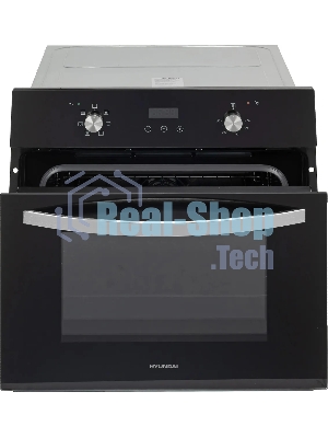 Духовой шкаф электрический Hyundai HEO 6640 BG черный, встраиваемый