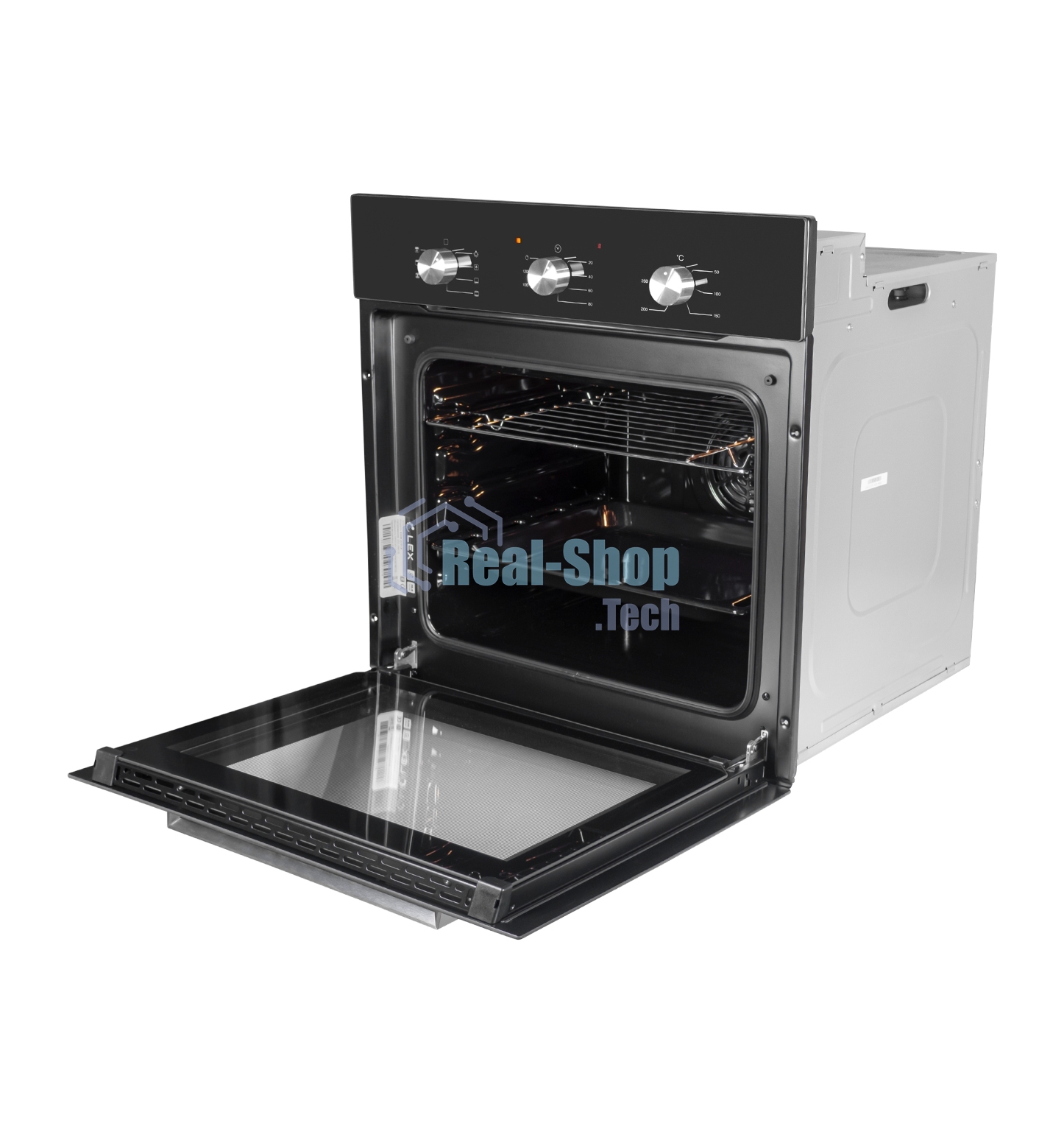 Духовой шкаф электрический встраиваемый LEX EDM 073 BL черный