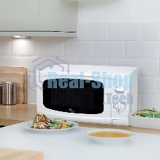 Микроволновая печь Oasis MW-70UW белый, 20 л, 700 Вт, переключатели - поворотный механизм