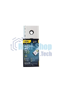 Строительный уровень Deli DL700400B 400мм Алюминиевый сплав. Мягкая резина на обоих концах. Магнит для удобства эксплуатации.