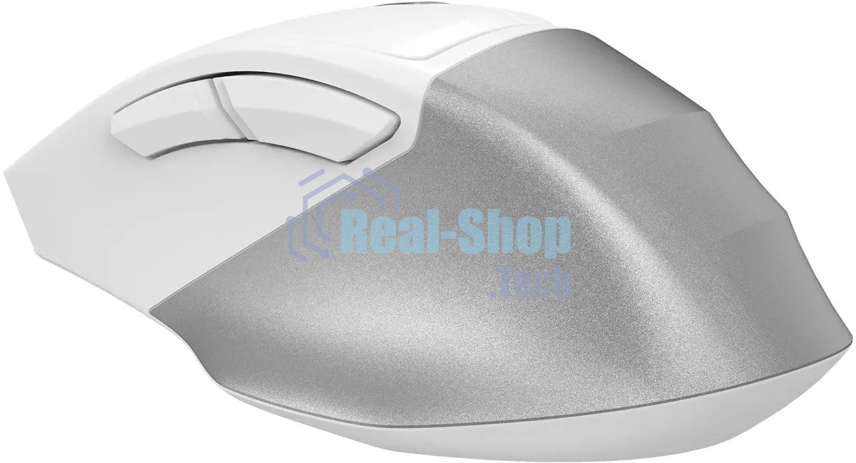Мышь проводная A4Tech Fstyler FM45S Air белый/серебристый, 2400 dpi, USB, кнопки - 7