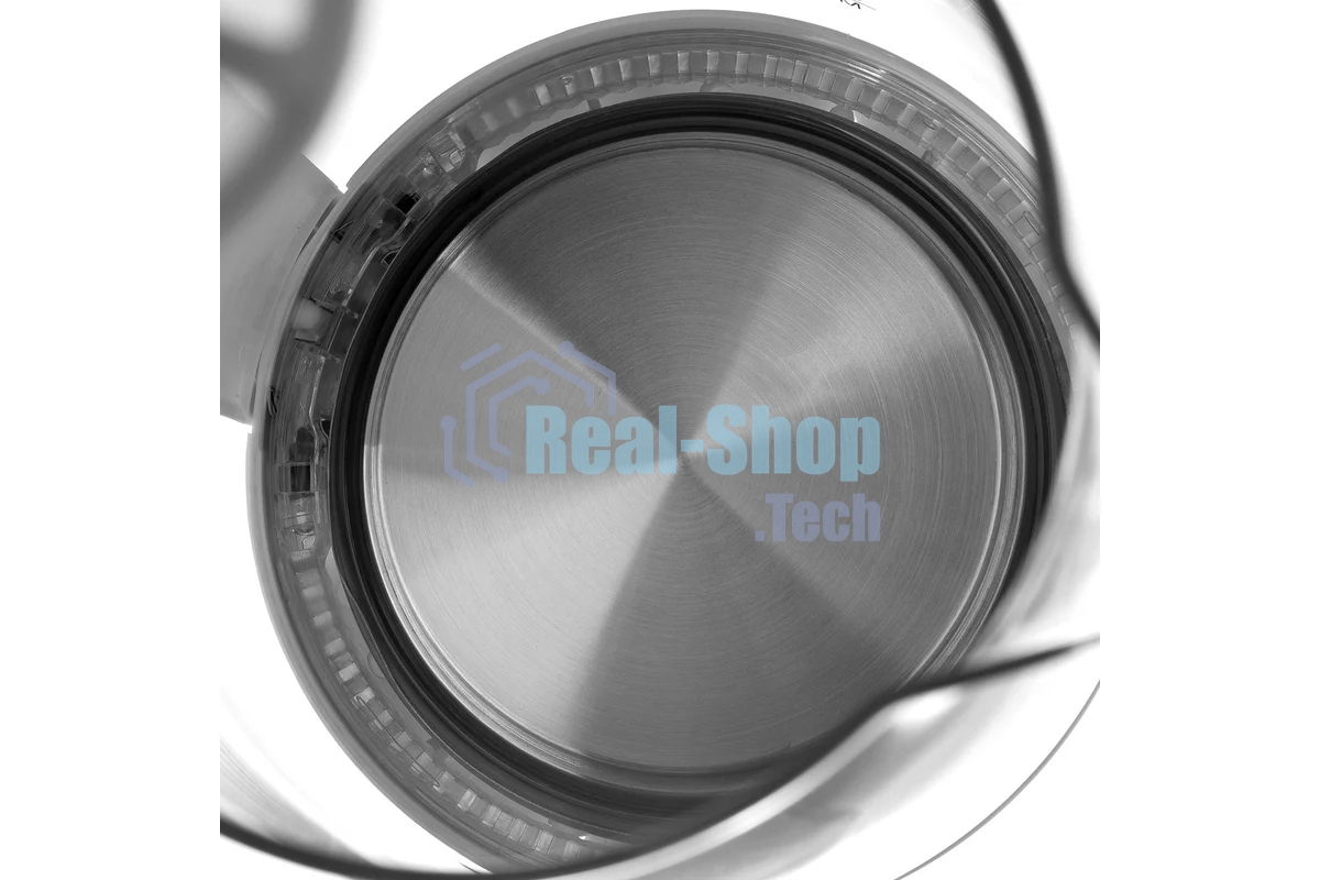 Чайник электрический BRAYER BR1040WH 2220Вт, 2 л, стекл., белый.