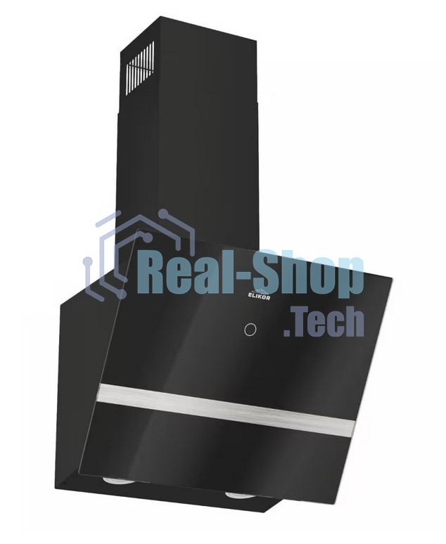 Вытяжка наклонная Elikor Rise BK 50 черный, 50 см, 750 куб. м/ч, 56 дБ