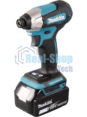 Дрель-шуруповерт Makita DTD157RTJ, 18 В, 5 Ач, 140 Нм, бесщеточный, ударный