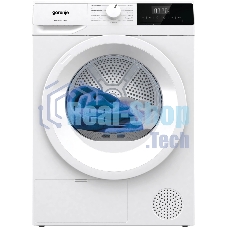 Сушильная машина Gorenje DHNE82/C белый, 8 кг, сушка - тепловой насос, программ - 15, 59.5 x 84.5 x 58 см