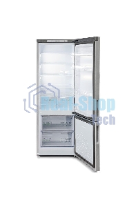 Холодильник Бирюса М6132 металлик двухкамерный 245/85л морозилка снизу, автоматическое