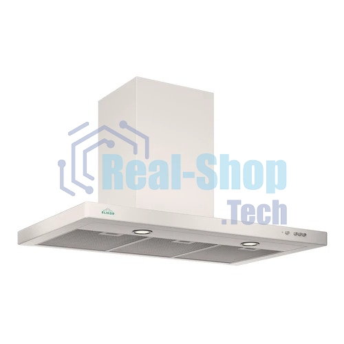 Вытяжка каминная Elikor Вента 90П-650-К3Д топленое молоко, 90 см, 650 куб. м/ч, 60 дБ