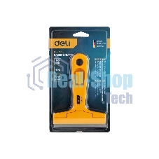 Скребок Deli DL4723C 145мм Ширина лезвия: 18 мм. Толщина лезвия: 0,5 мм. Высокопрочный пластик ручки. Лезвие из сплава.