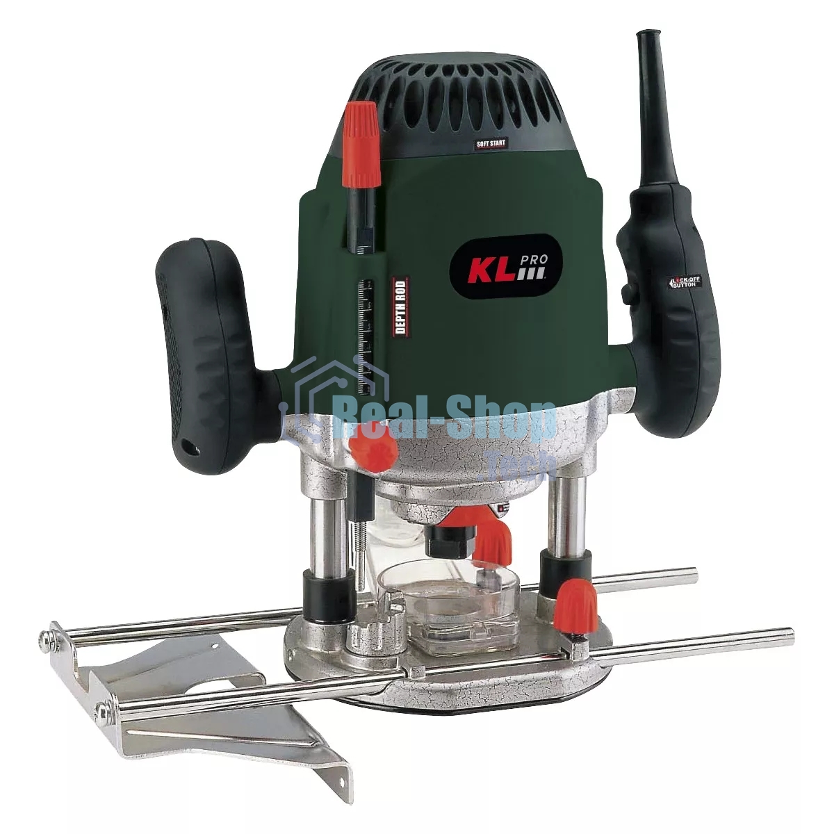 Профессиональная фрезерная машина KLPRO KLEF1205 (сеть, 1800Вт, 9000-23000об/мин, 6-8-12мм)