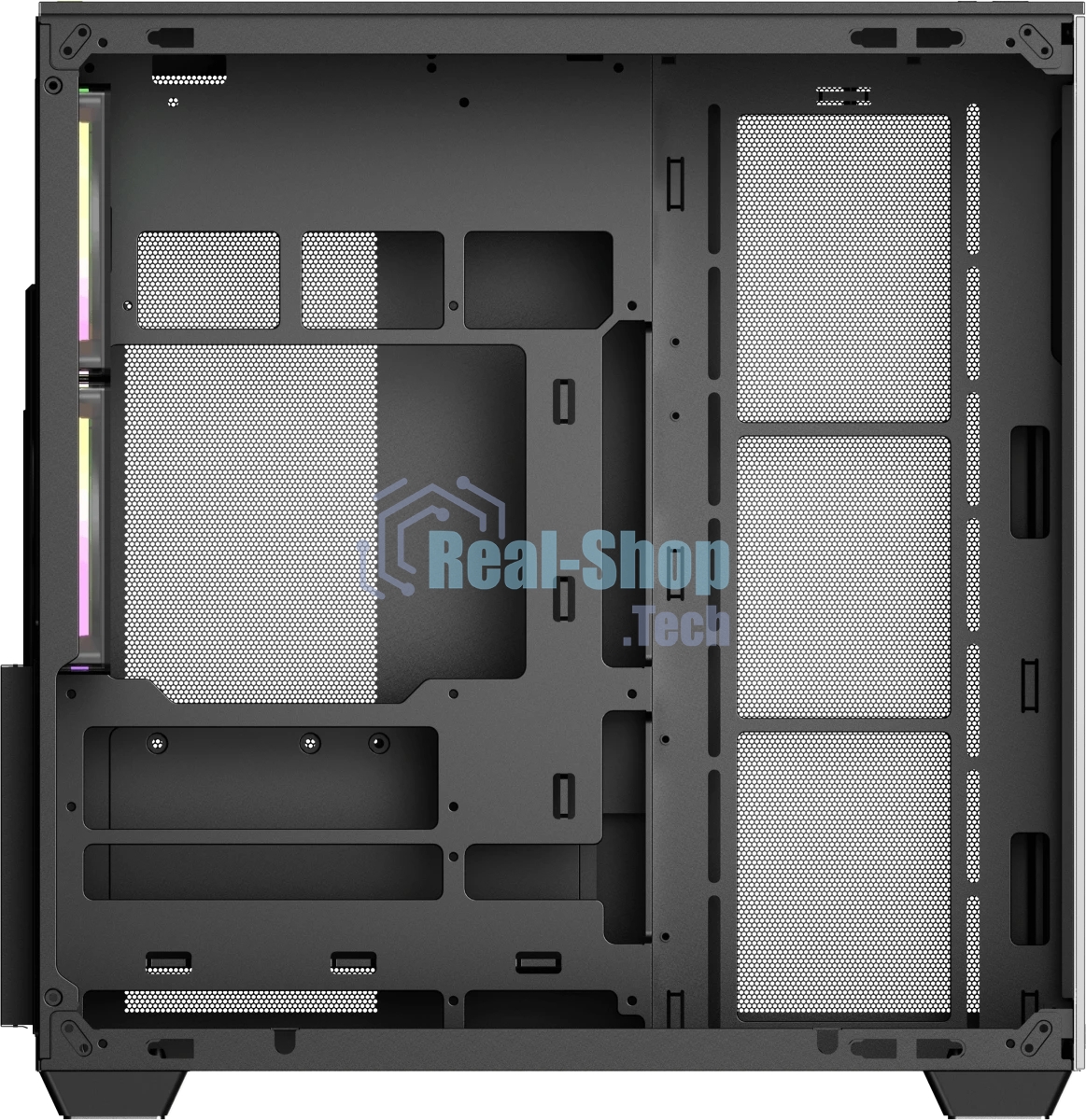 Корпус Ocypus Delta C74 ARGB Black, Midi-Tower, чёрный, 2 x 120 мм