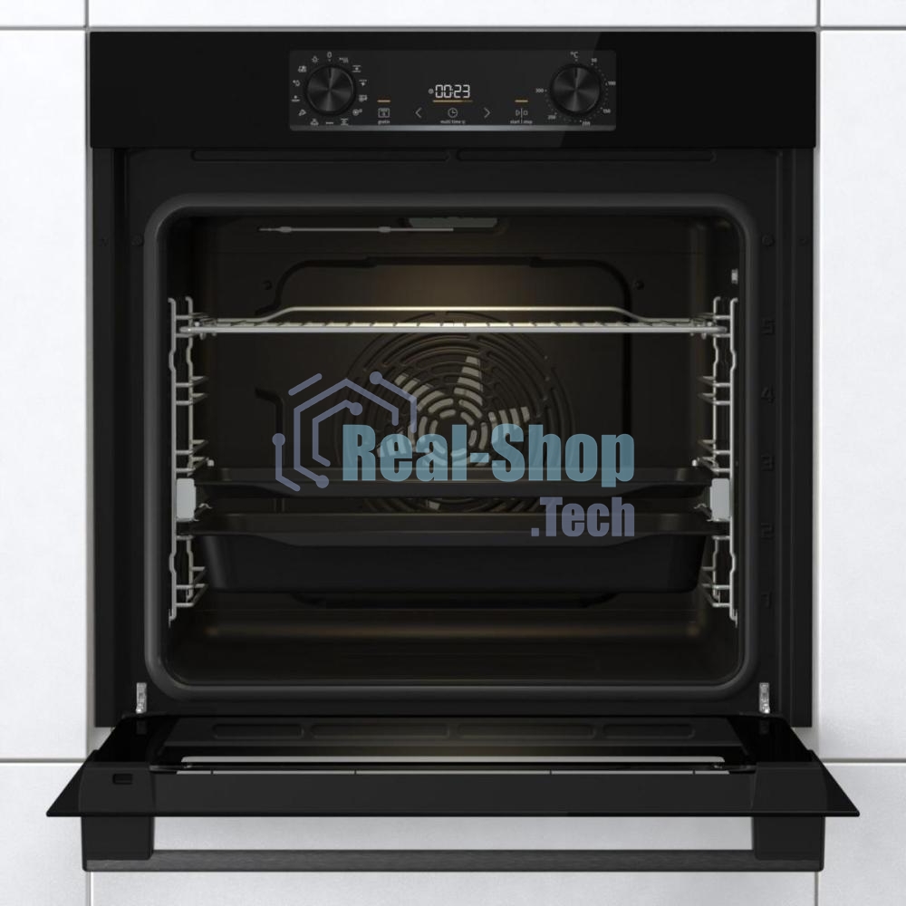 Встраиваемый электрический духовой шкаф Gorenje BOS6737E13BG , 77 л, 300 °C, конвекция, электрический гриль, термощуп, класс A