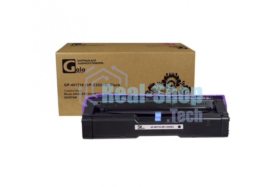 Принт-картридж GalaPrint GP-407716 (SP-C252HE) черный (6500 стр) для Ricoh Aficio SPC252DN/252SF/262DNW/262SFNW