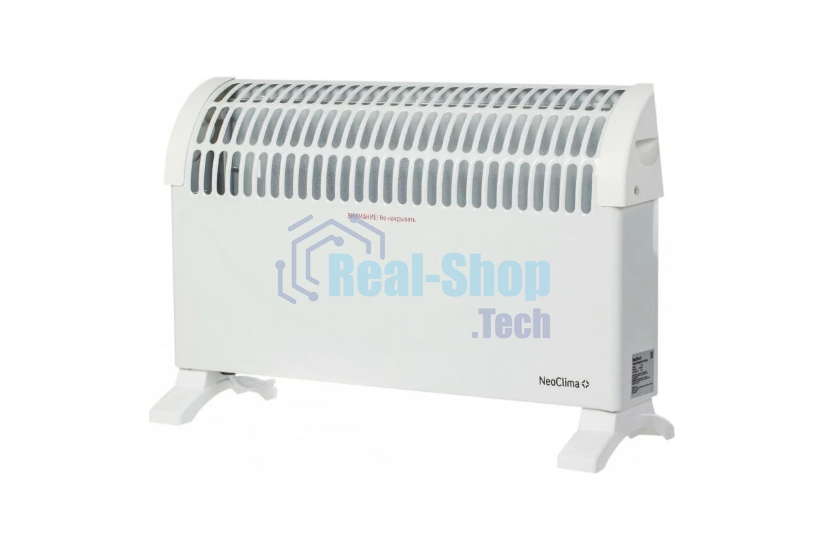 Конвектор Neoclima Fast 1500 w белый, 1500 Вт, 15 м2, термостат