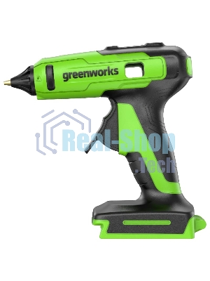 Пистолет клеевой аккумуляторный GreenWorks G24GLG, 24V, 11 мм, без АКБ и ЗУ (3502207)