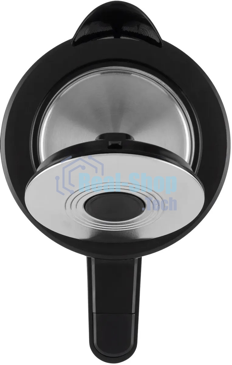 Чайник электрический Hyundai HYK-G4015 1.9л. 2200Вт черный/серебристый корпус: стекло