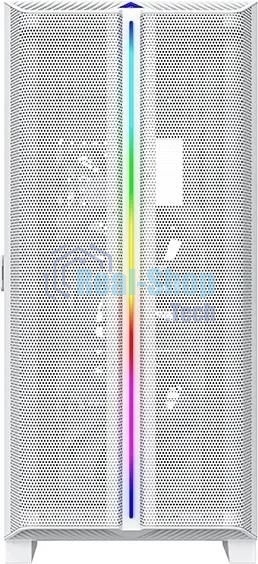 Компьютерный корпус Montech SKY ONE Lite белый без БП ATX 3x120mm 2xUSB3.0 1xUSB3.1 audio bott PSU