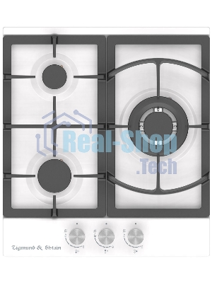 Газовая варочная панель Zigmund & Shtain G 14.4 W независимая, белый