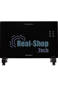 Конвектор Rexant 60-0113, черный, 1500 Вт, 12 м2, электронный термостат, Wi-Fi