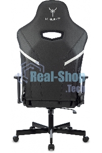 Кресло игровое Knight Thunder 5X черный эко.кожа крестов. металл