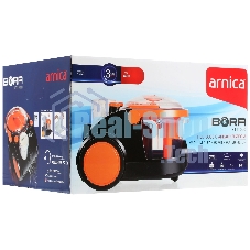 Пылесос Arnica Bora 3000 оранжевый/черный, 350/2400 Вт, уборка сухая/сбор жидкостей, пылесборник контейнер 1.2 л