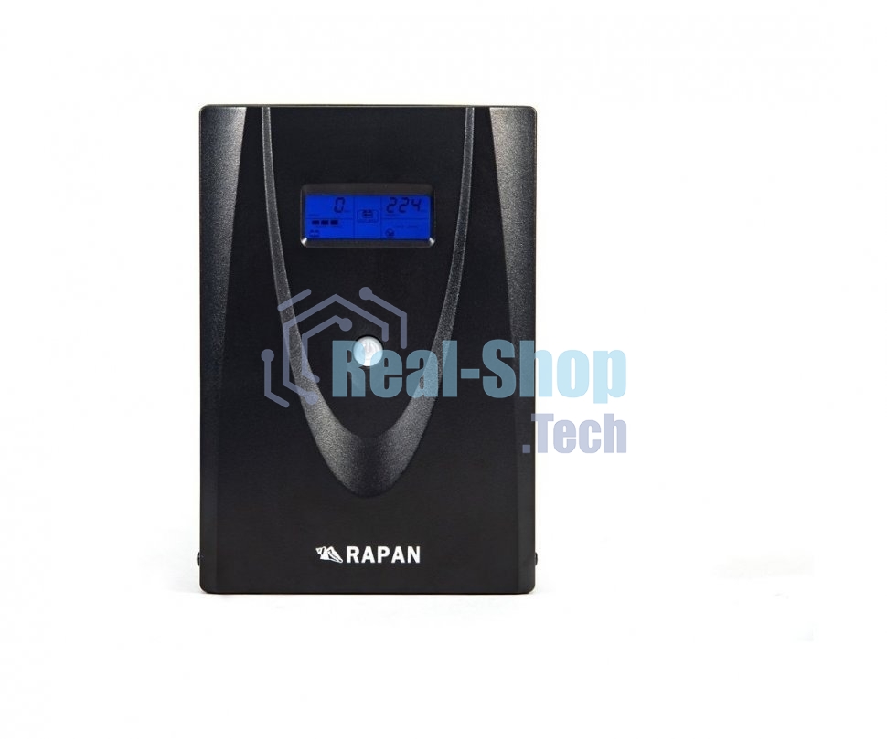Источник бесперебойного питания Бастион RAPAN-UPS 3000 / 3000 ВА / 1800 Вт / 2 x CEE 7 (евророзетка), 2 x IEC 320 C13