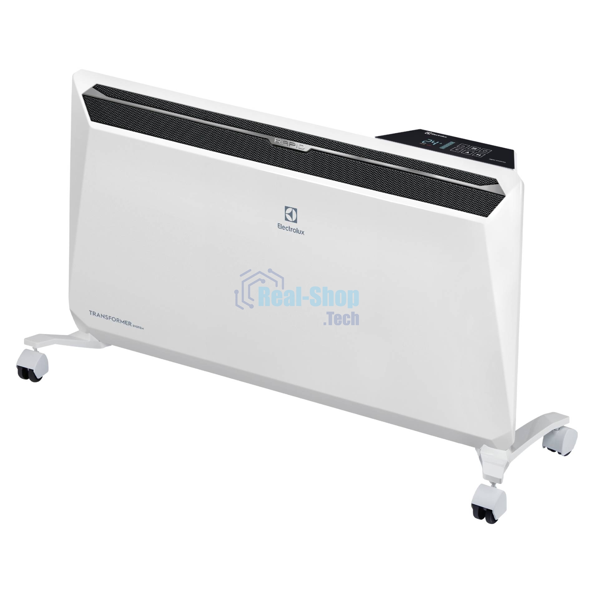 Комплект Electrolux Rapid Transformer с блоком управления и шасси ECH/R-2000 T-TUI4 белый, 2000 Вт, 25 м2, термостат, дисплей