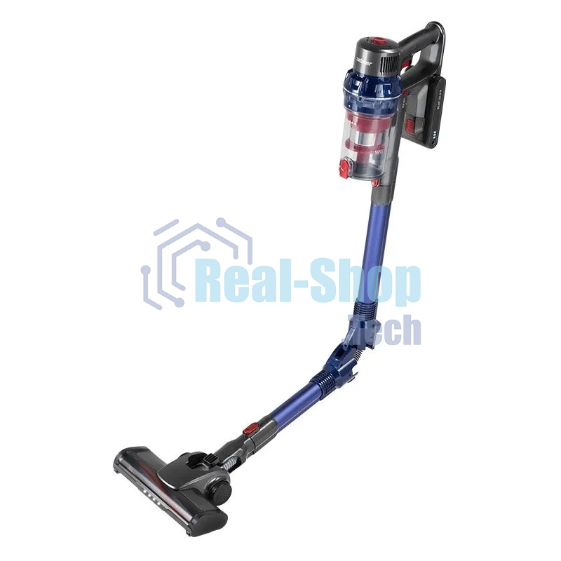 Пылесос вертикальный Zelmer STICK ZSVC925F KAR синий/серый, питание от аккумулятора, 380 Вт, уборка сухая, пылесборник 0.8 л, работа от АКБ max 35 мин.